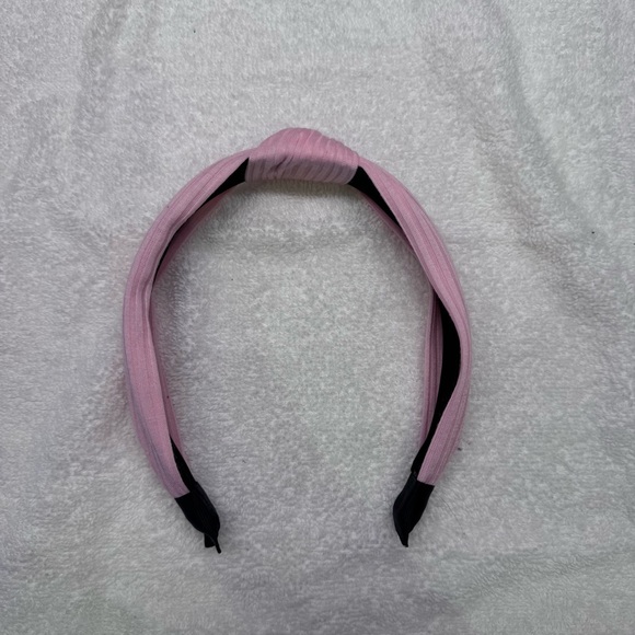 Pink cotton knotted headband - NWOT - great spring color-comfortable 2 Available - Picture 6 of 6